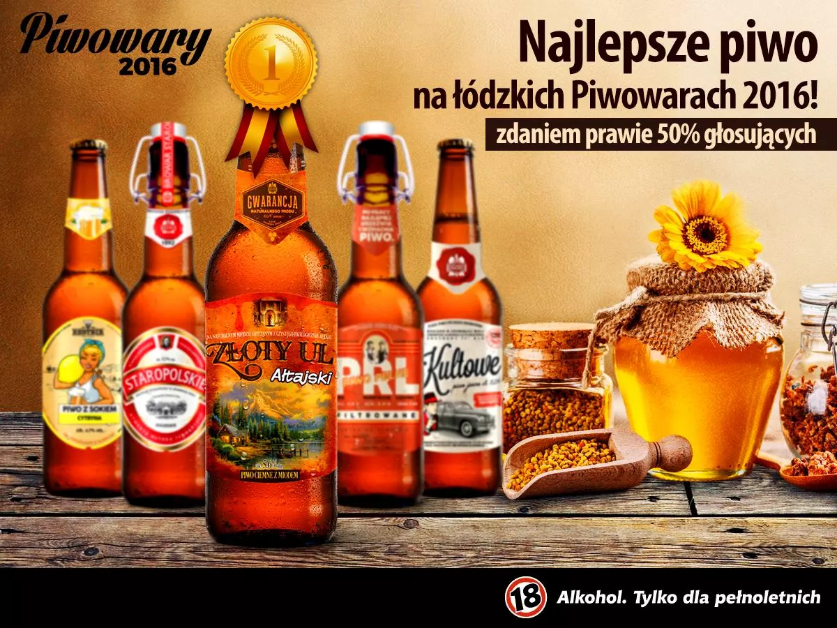 Zwycięskie piwo Złoty Ul Ałtajski